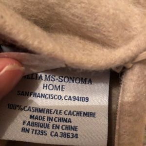WILLIAMS-SONOMA HOME 100% CASHMERE PILLOWCASE SET3